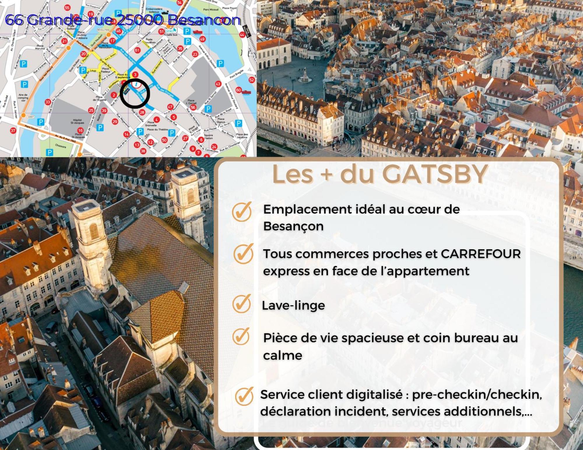 Hypercentre Calme - Le Gatsby - Coconhome Μπεζανσόν Εξωτερικό φωτογραφία
